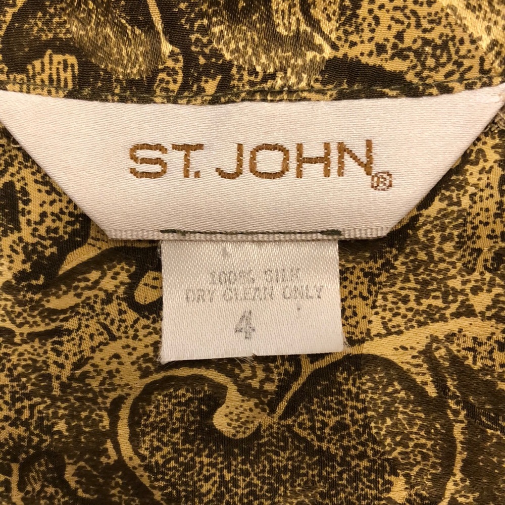 ST.JOHN vintage silk blouse - Picture 6 of 8